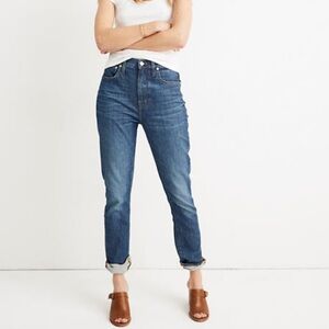 Madewell High Rise Slim Boyfriend Jeans